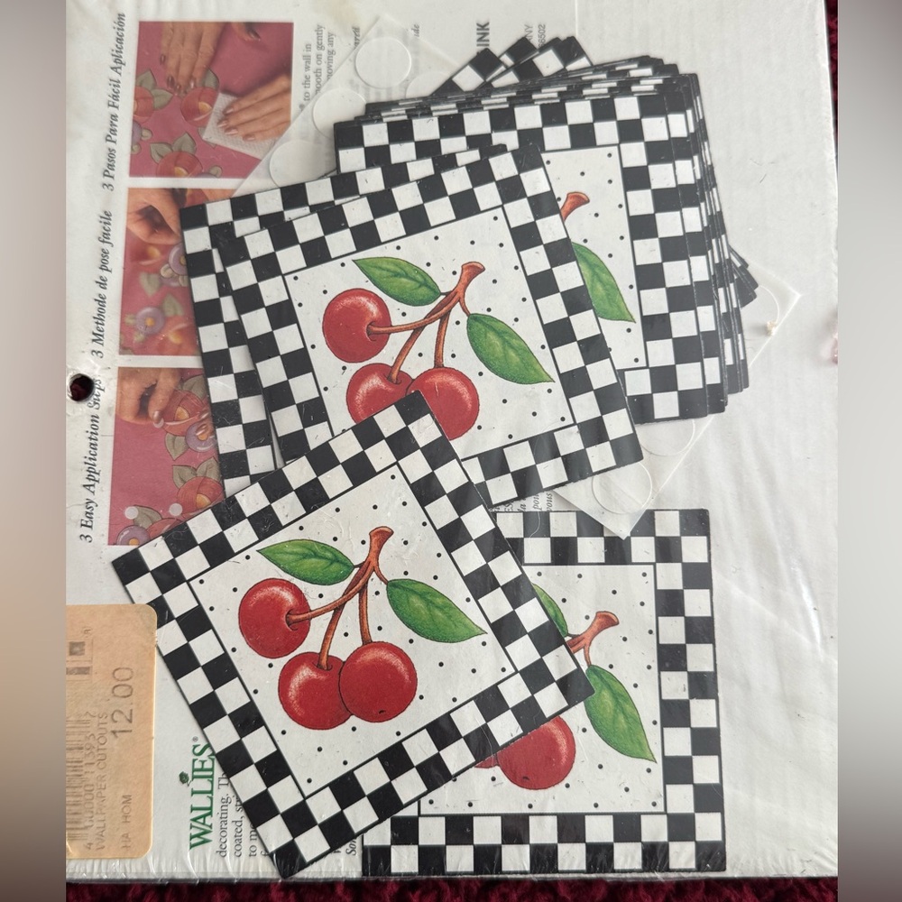 Mary Engelbreit Wallies WallpaperCherry cutouts